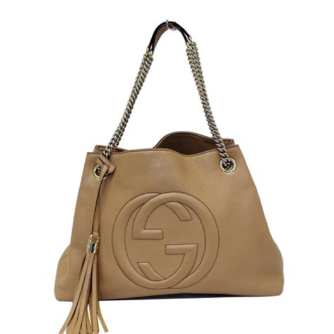 bolsa gucci soho chain|gucci designer shoulder bag.